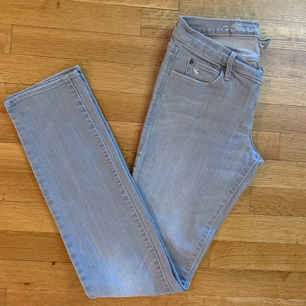 Abercrombie and Fitch Grey Jeans Size 2